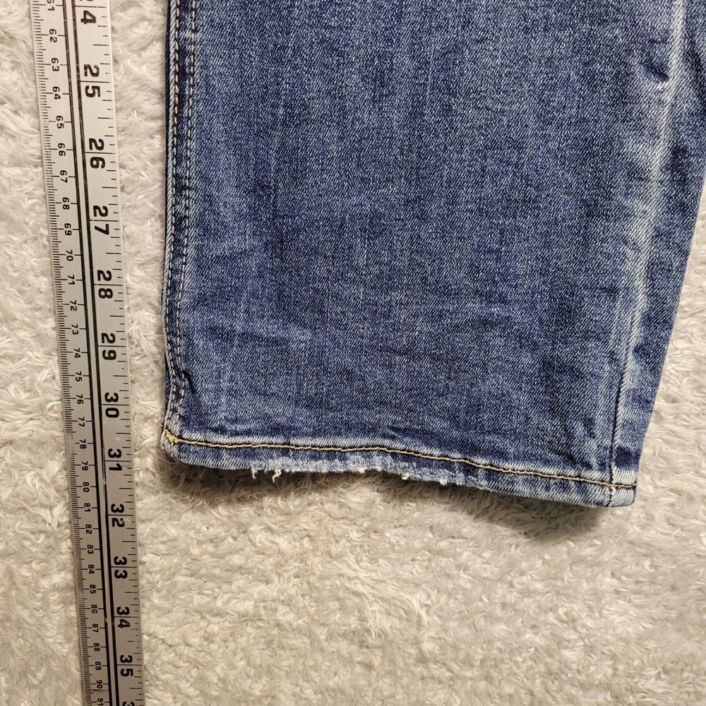 Silver Jeans Co Elyse Slim Boot Womens W30 L31 Blue Distressed Denim - Picture 6 of 13